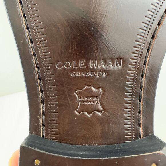 NWOB Cole Haan Preston Grand‎ Cap black leather Oxford M-9 - Picture 10 of 10